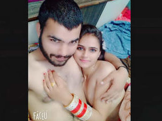 Sensual honeymoon for Indian couple from Haryana