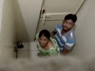 A couple from India discovered engaging in sexual activity in the restroom