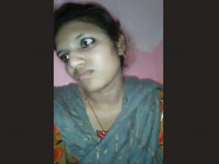 Indian girlfriend's intimate moments caught on camera