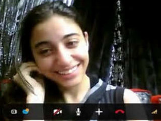 Stunning girl fondling her genitals for the camera