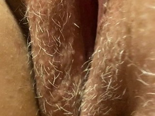 Wife's tight pussy gets filled with cum