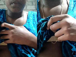 Indian aunt displays affection to her lover