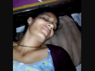 Indian spouse gives oral and anal sex to her partner