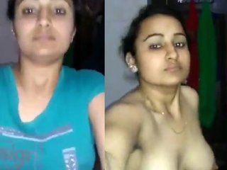 Indian housewife in the bathroom