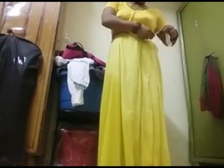 An Indian wife dressed in a fitted petticoat becomes passionate