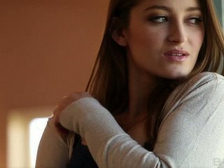 Young and sensual Dani Daniels uncovered in explicit display of her intimate area