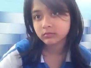 Adorable Indian college girl with lovely breasts