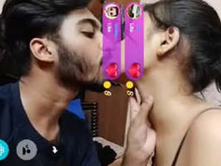 Indian couples indulge in sensual tango dancing and intimate moments on a private live stream