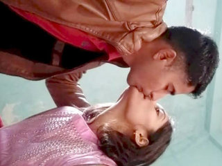 Young and passionate lovers indulge in oral sex and intercourse in their private room