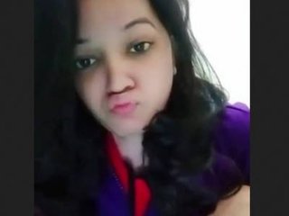 Young and seductive Indian woman's steamy bathroom scene