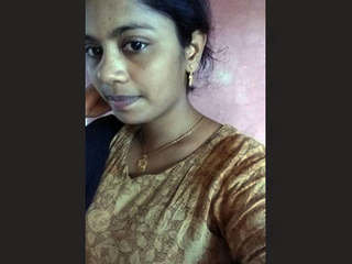 A girl from Bangladesh presents a video