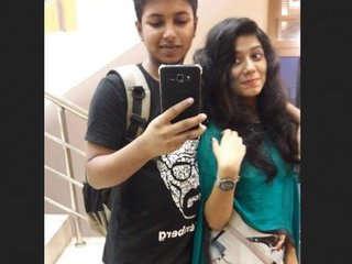 Sultry teen Indian couple indulges in naughty acts