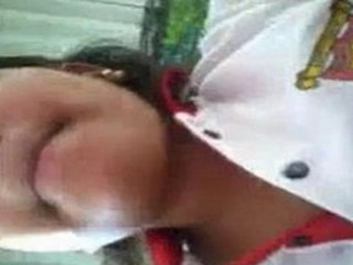 Desi college girl reveals her breasts and gives oral pleasure to her boyfriend