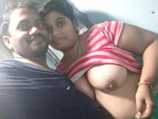 Indian pair reveal breasts during video chat