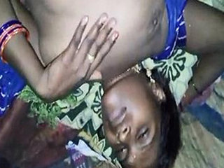 Indian aunt Rita's hairy vagina gets covered in semen