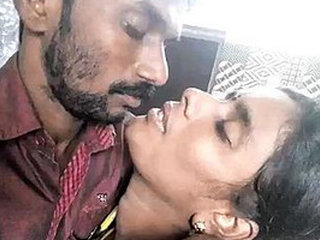 Passionate lovemaking of an Indian couple
