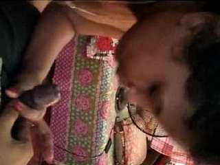Assamese girl gives a sensual blowjob in a homemade video
