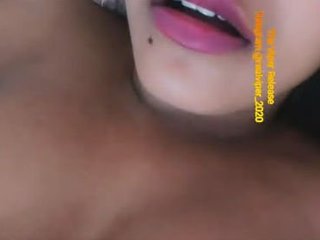 Suhani's thong-covered buttocks are intensely stretched