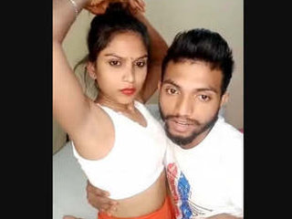Hot Indian wife gives a sensual blowjob in this video