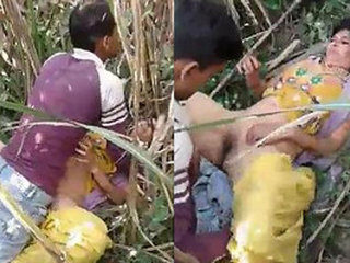 A sensual village woman from India engages in oral and vaginal sex with her younger partners while capturing high-quality audio