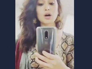 Stunning Indian homemaker with captivating allure