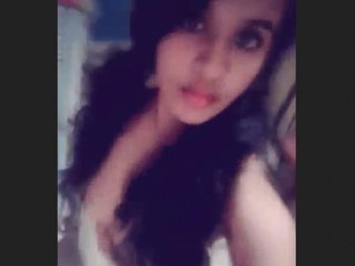 Indian woman records herself satisfying her partner in a sensual recording