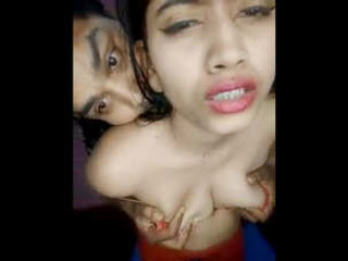 Devar fondling and orally pleasuring his sister-in-law's breasts