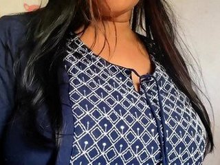 An Indian escort engages in dirty talk with her customer during a sensual role-play session