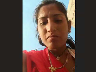 Indian village woman relieving herself