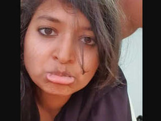 Indian girlfriend enjoys herself with her partner in a filmed encounter