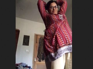 Elder sister records a changing video for her partner