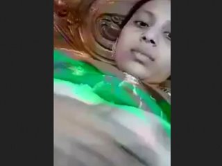 Bhabi unhappy with her partner's performance and masturbates