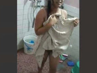 Desi Indian babe's boob video recorded by lover