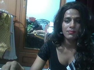 Transgender woman expresses femininity on camera