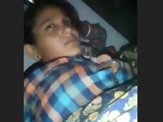 Amateur country girl gets pussy licked in village setting