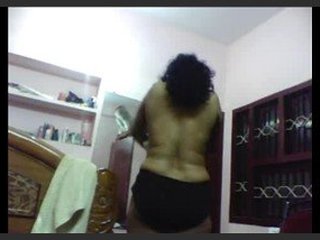 Indian wife gets naughty in a lacy blouse