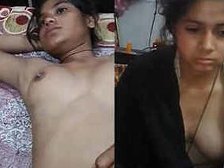 Cute Indian babe with huge boobs gets recorded by lOVER