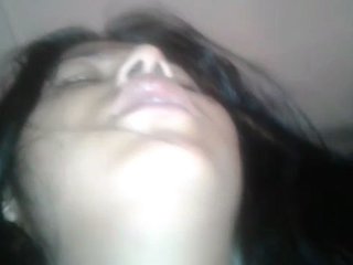 Watch this stunning babe ride a suction cup and get her pussy licked