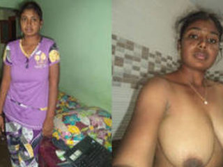 Merged Tamil Anandi Bhabhi Blowjob and Fucking Video with Audio