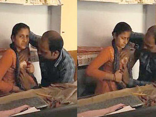 Director gives oral pleasure to teacher in staff room