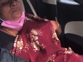 Desi Aunty Marged gets naughty in the car