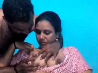 Desi sex tube video of a teacher and contractor in action