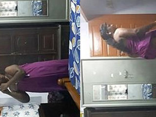 Tamil wife changes into sexy lingerie for a steamy video