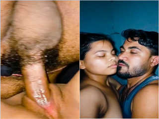 Standing fucking with amateur Desi lover in exclusive video