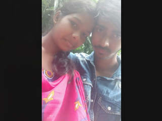Indian couple enjoys outdoor sex in part 1