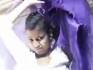 Nude Indian girl strips and teases in solo video