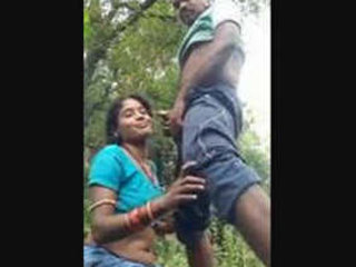 Odia couple enjoys outdoor sex and oral pleasure