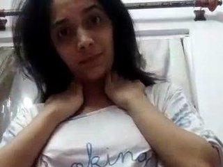 Naughty Indian girl teases in solo video with big boobs