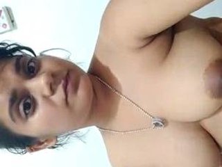 Indian auntie's explicit nude selfies on display