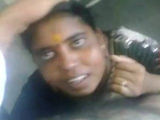 Deep throat and oral sex: South Indian maid gives a blowjob to her owner